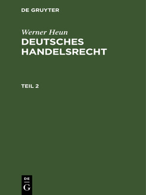 cover image of Werner Heun